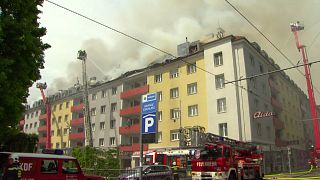 Das brennende Reihenhaus in Wien-Simmering