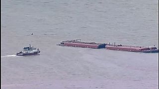 Marée noire dans le chenal maritime de Houston après une collision