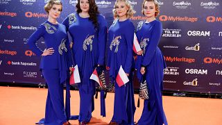 Watch again: Contestants for Eurovision 2019 walk the orange carpet in opening ceremony