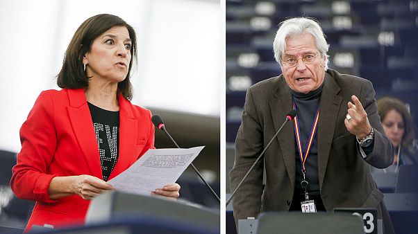Los eurodiputados Izaskun Bilbao (PNV) y Javier Nart (C's) Los eurodiputados Izaskun Bilbao (PNV) y Javier Nart (C's)