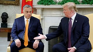 الرئيس الأمريكي يلتقي رئيس وزراء المجر أوربان في البيت الأبيض