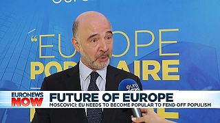 Moscovici advierte del peligro de no estar unidos contra el populismo