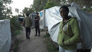 Sarah, asylum seeker from Uganda, takes us on tour of the Samos "jungle"