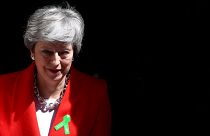 Theresa May esce da Downing Street, 15/05/2019  REUTERS/Hannah Mckay