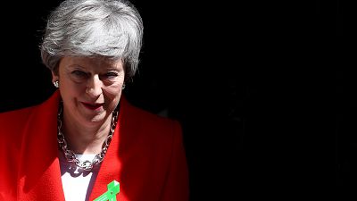 Theresa May esce da Downing Street, 15/05/2019  REUTERS/Hannah Mckay