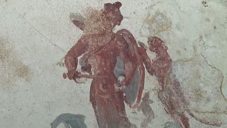 The Sphinx Room features lavish frescoes of panthers and centaurs