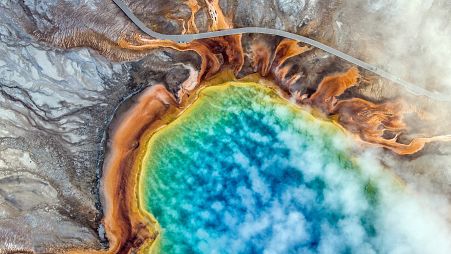 10/16/18, Grand Prismatic Spring.Yellowstone National Park. 