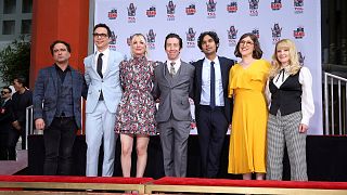 The stars of the Big Bang Theory.