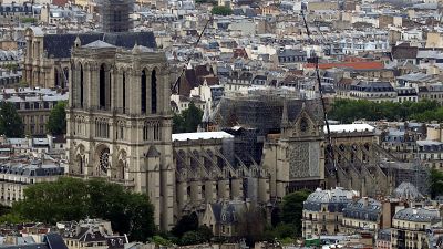 Catedral de Notre Dame. Paris, Francia. 10 de mayo de 2019. 