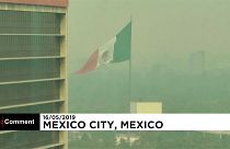 Мехико накрыл смог из-за лесных пожаров