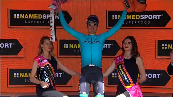 Pello Bilbao estrena el palmarés de España en el Giro Pello Bilbao estrena el palmarés de España en el Giro