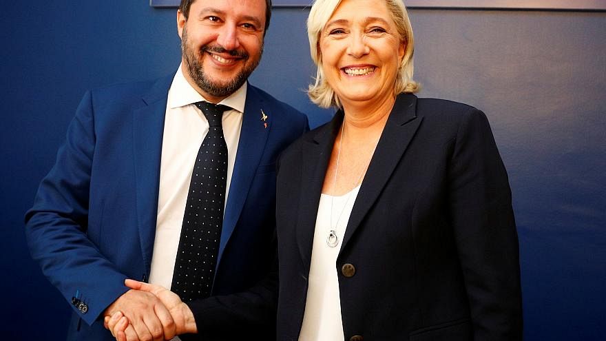 Salvini και Le Pen πρωταθλήτρια ευρωπαϊκή εθνικιστική ράλι στο Μιλάνο