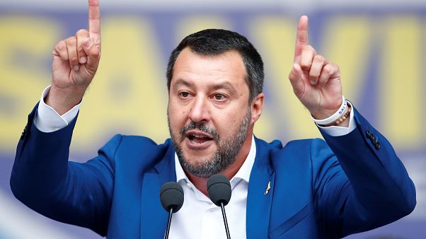 Italy's Deputy Prime Minister Matteo Salvini on May 18, 2019. Italy's Deputy Prime Minister Matteo Salvini on May 18, 2019.