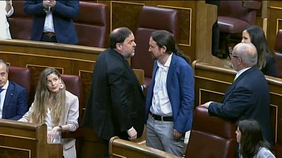 Nem volt szokványos a spanyol parlament alakulóülése
