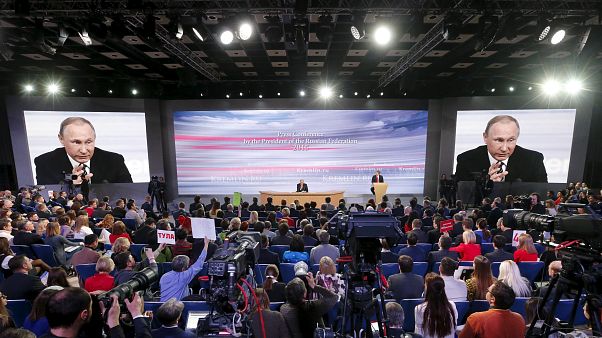 Rusya Devlet Başkanı Vladimir Putin'in basın toplantısı Rusya Devlet Başkanı Vladimir Putin'in basın toplantısı