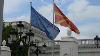 Skopje fiebert bei Europawahl mit