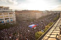 Protesta masiva contra la corrupción en el Gobierno checo