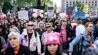Противники ужесточения законов об аборте вышли на акцию в Вашингтоне
