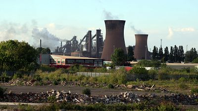 British Steel's Scunthorpe plant