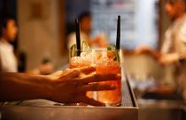 Cocktails using plastic straws
