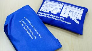 Overdose Rescue kits at Opioid Overdose Prevention session in the US