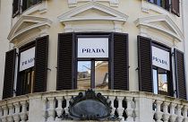 Prada storefront in Rome