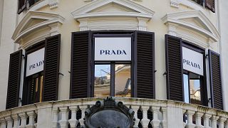 Prada storefront in Rome