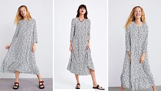 Zara polka dot dress