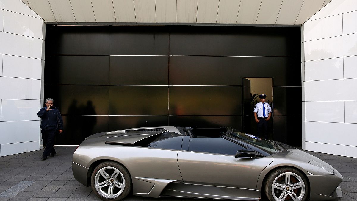 A Lamborghini Murcielago 2007 to be auctioned, Mexico, May 21, 2019