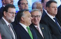 Orbán Viktor és Jean-Claude Juncker 2017-ben