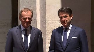 Nomine Ue: il premier Conte incontra il presidente del Consiglio Europeo Tusk a Roma