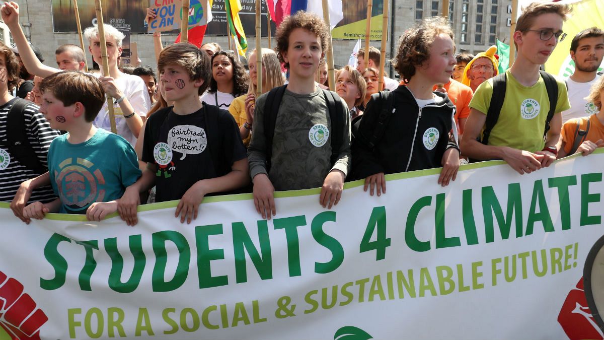 Luta estudantil contra alterações climáticas