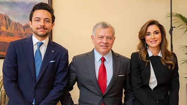 الملك عبد الله والملكة رانيا وابنهما الملك عبد الله والملكة رانيا وابنهما