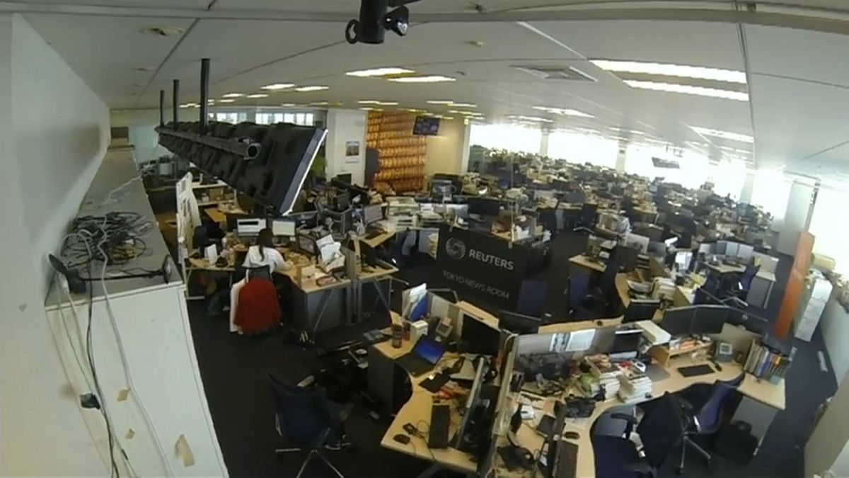 لقطات من داخل مكتب وكالة رويترز في طوكيو