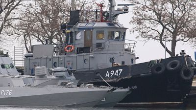 Ucrania espera que Rusia libere a los 24 marineros apresados