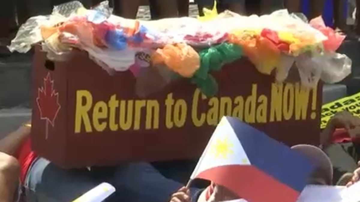 Dúl a szemétháború: Manila visszaküldi a kanadai hulladékot