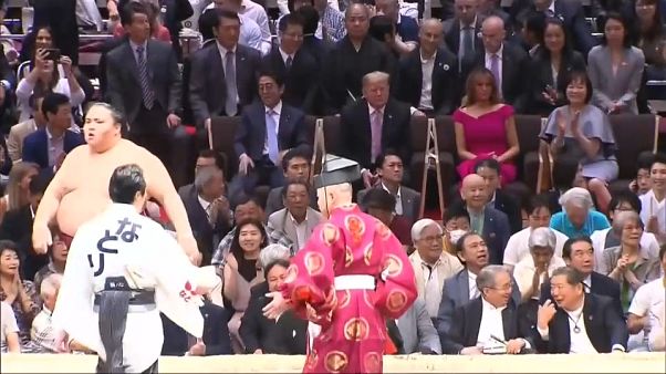 Trump in Japan: Golf- und Sumo-Diplomatie Trump in Japan: Golf- und Sumo-Diplomatie