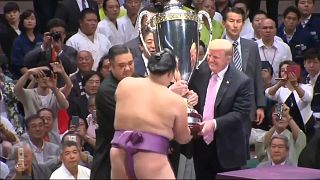 Дональд Трамп в Японии