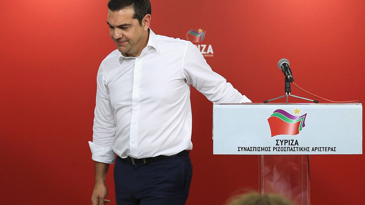 Greek Prime Minister Alexis Tsipras,  May 26, 2019.