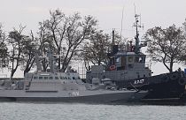 Rusya'nın el koyduğu Ukrayna'ya ait savaş gemileri