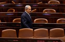 بنیامین نتانیاهو، نخست وزیر اسرائیل در پارلمان این کشور