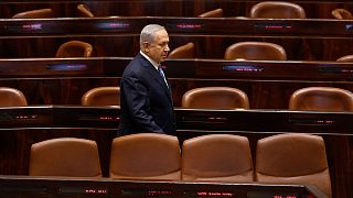 بنیامین نتانیاهو، نخست وزیر اسرائیل در پارلمان این کشور
