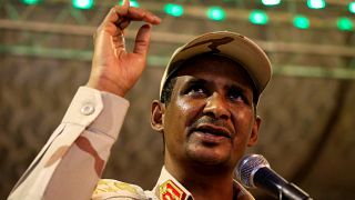 الفريق أول محمد حمدان دقلو نائب رئيس المجلس العسكري الانتقالي في السودان