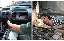 Melilla, la Guardia Civil trova migranti nascosti nel cruscotto dell'auto