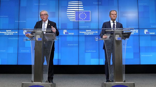 Current Commission President Juncker and Council President Tusk Current Commission President Juncker and Council President Tusk