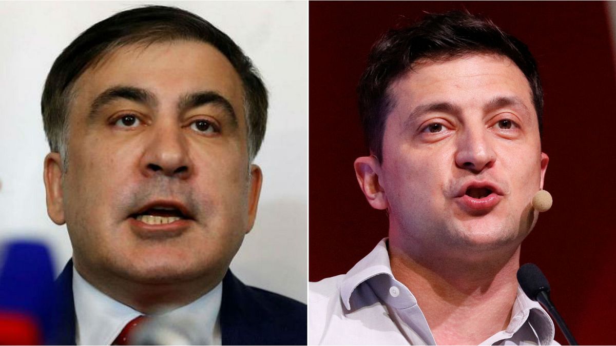 Former Georgian president Saakashvili cheered by supporters as he returns to Ukraine