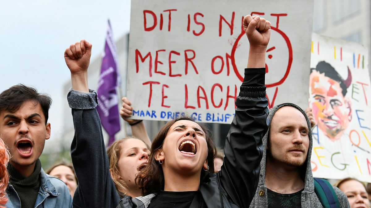 "Нет – фашизму!": бельгийцы против ультраправых