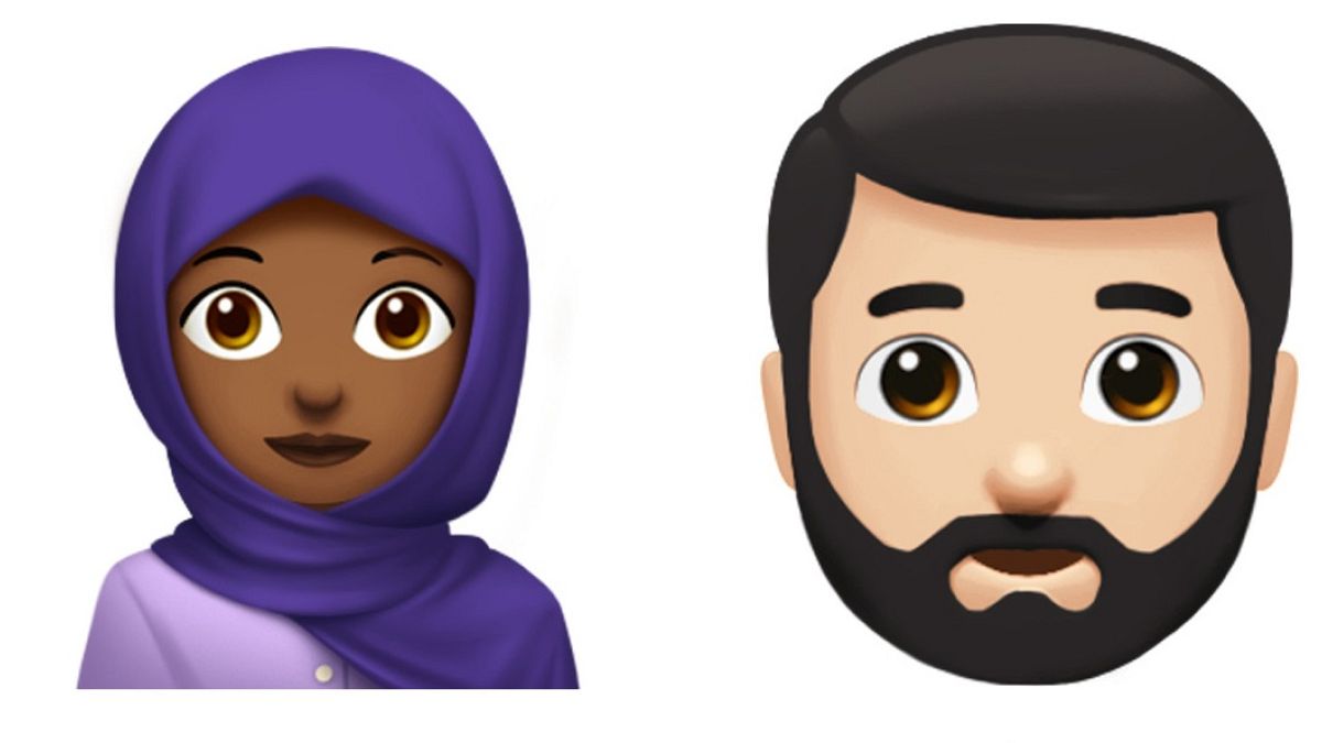 Frauen mit Hidschab gibt es bereits als Emoji - bald auch Männer mit Kippa?