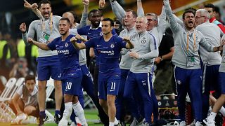 UEFA Avrupa Ligi finalinde zafer Arsenal'i 4-1 yenen Chelsea'nin oldu