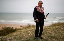 Charles Norman Shay à Saint-Laurent-sur-Mer (F), le 18 mai 2019